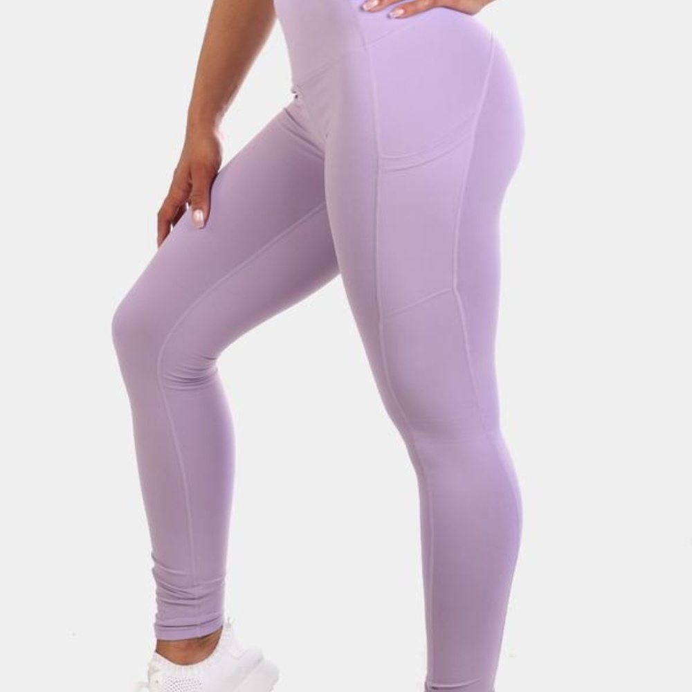 Jed North LOTUS LEGGINGS - PURPLE, Medium/Large